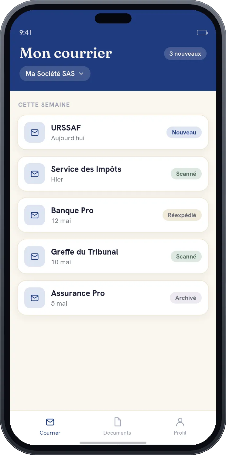 L'application mobile Whosbox : votre courrier scanné, consultable depuis votre téléphone